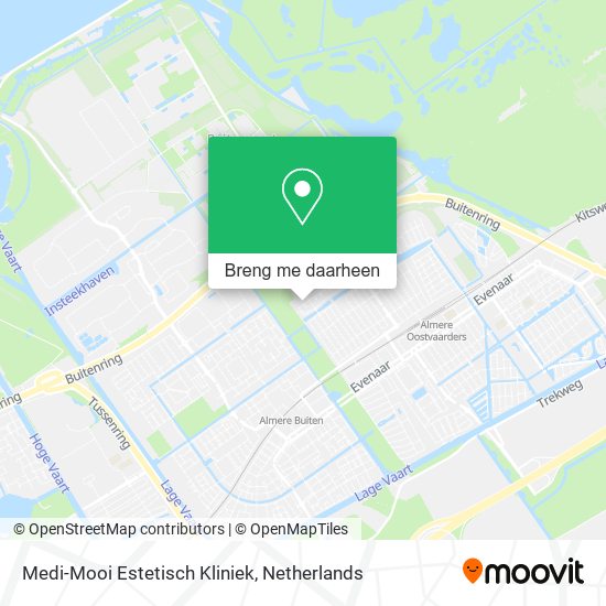 Medi-Mooi Estetisch Kliniek kaart