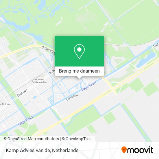 Kamp Advies van de kaart