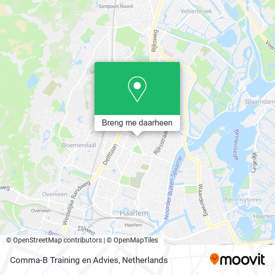 Comma-B Training en Advies kaart