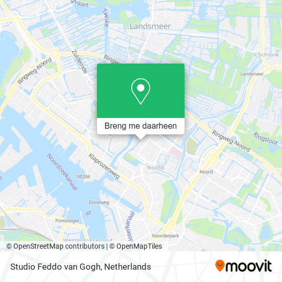 Studio Feddo van Gogh kaart