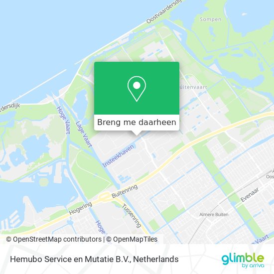 Hemubo Service en Mutatie B.V. kaart