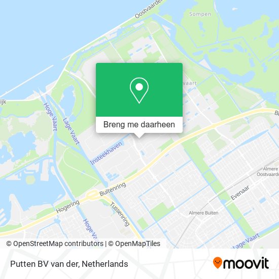 Putten BV van der kaart