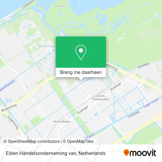 Elden Handelsonderneming van kaart