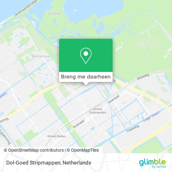 Dol-Goed Stripmappen kaart