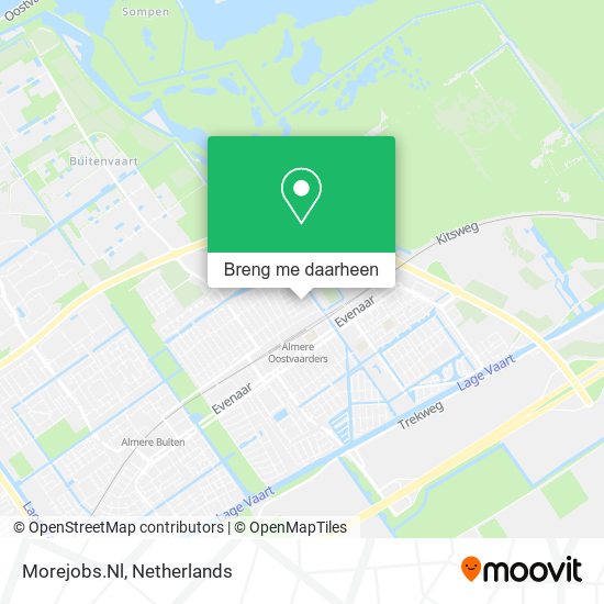 Morejobs.Nl kaart