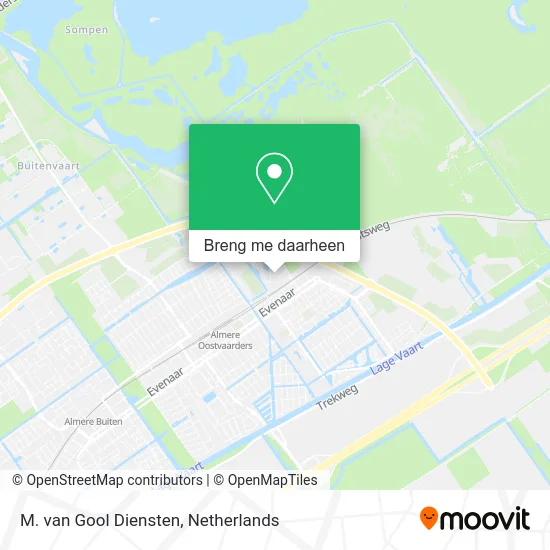 M. van Gool Diensten kaart