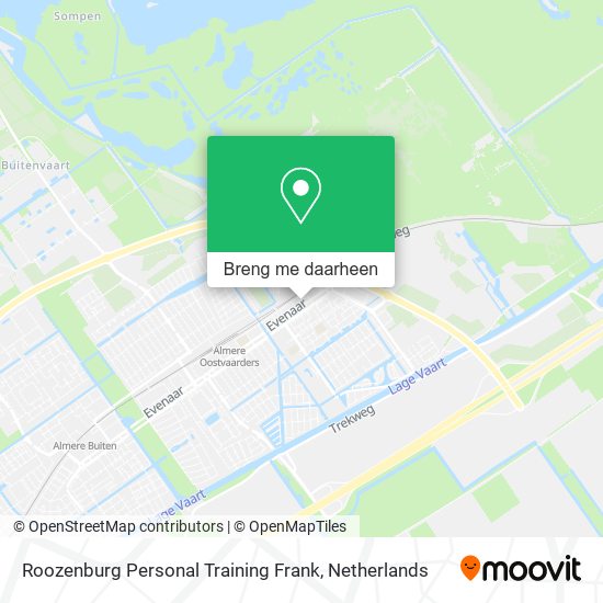 Roozenburg Personal Training Frank kaart