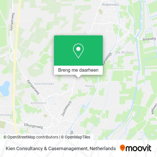 Kien Consultancy & Casemanagement kaart