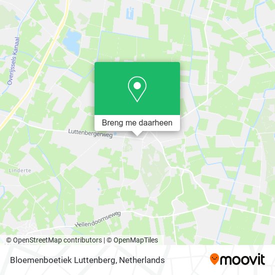 Bloemenboetiek Luttenberg kaart