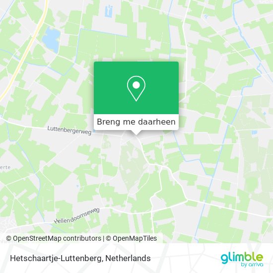 Hetschaartje-Luttenberg kaart