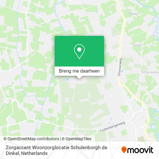 Zorgaccent Woonzorglocatie Schulenborgh de Dinkel kaart