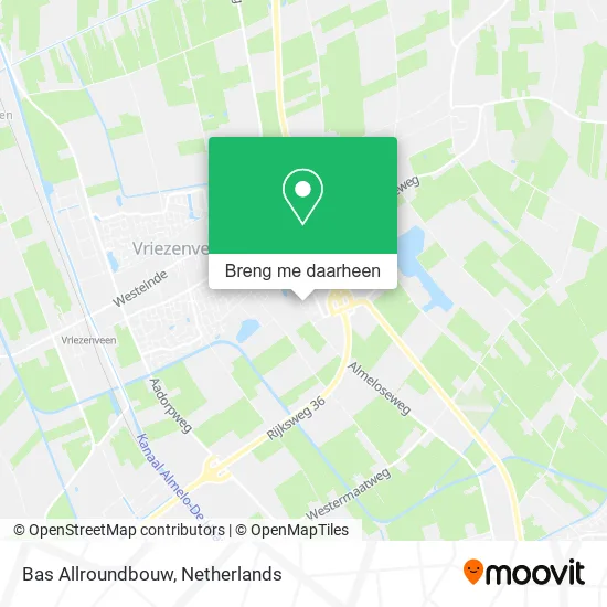 Bas Allroundbouw kaart