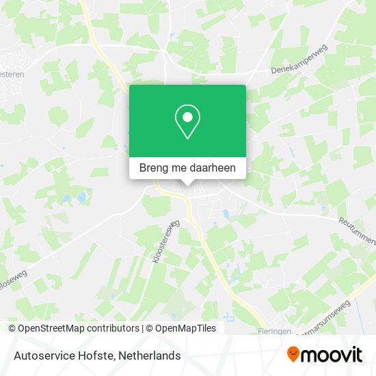 Autoservice Hofste kaart