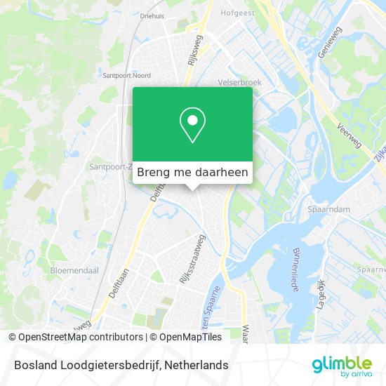 Bosland Loodgietersbedrijf kaart