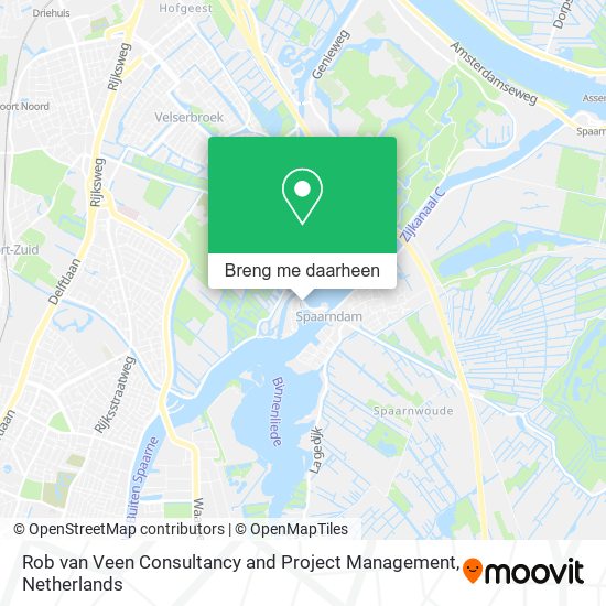 Rob van Veen Consultancy and Project Management kaart