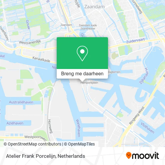 Atelier Frank Porcelijn kaart