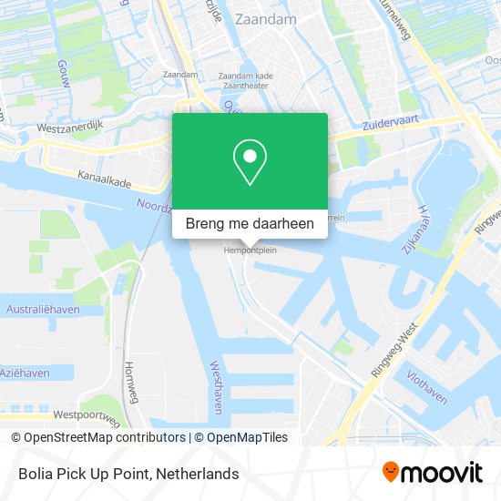 Bolia Pick Up Point kaart