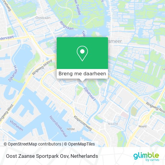 Oost Zaanse Sportpark Osv kaart