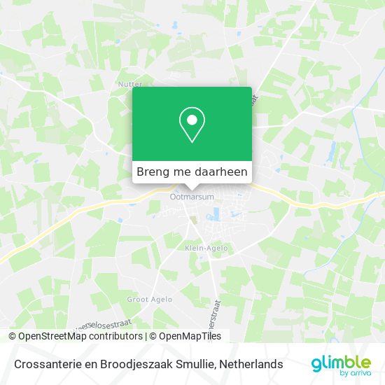 Crossanterie en Broodjeszaak Smullie kaart