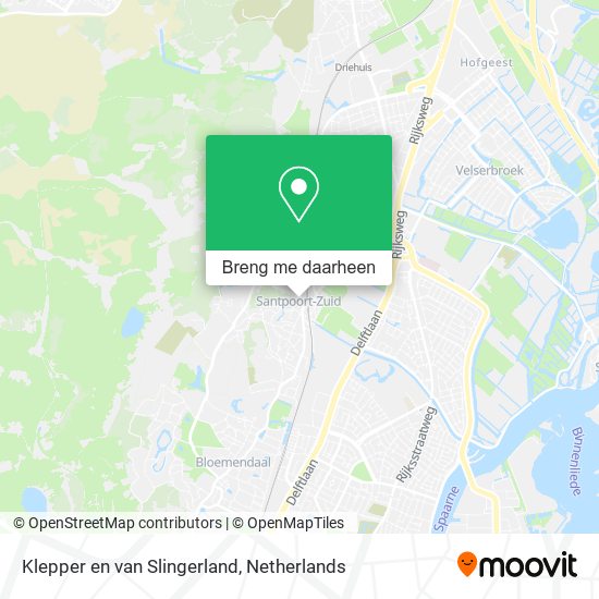 Klepper en van Slingerland kaart
