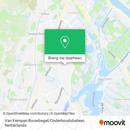 Van Kempen Bouwbegel / Onderhoudsbeheer kaart