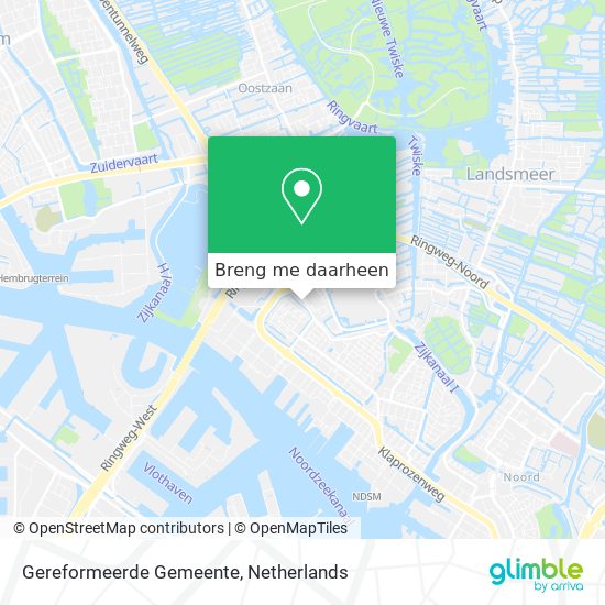 Gereformeerde Gemeente kaart