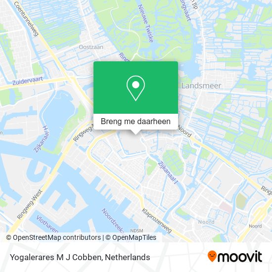 Yogalerares M J Cobben kaart