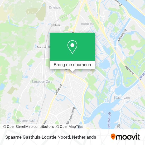 Spaarne Gasthuis-Locatie Noord kaart