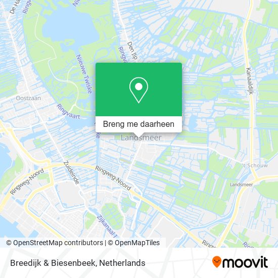 Breedijk & Biesenbeek kaart