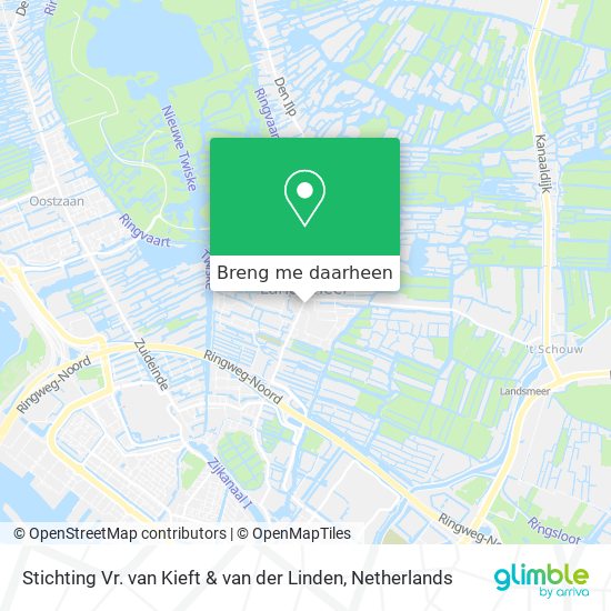 Stichting Vr. van Kieft & van der Linden kaart