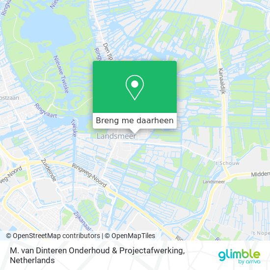 M. van Dinteren Onderhoud & Projectafwerking kaart