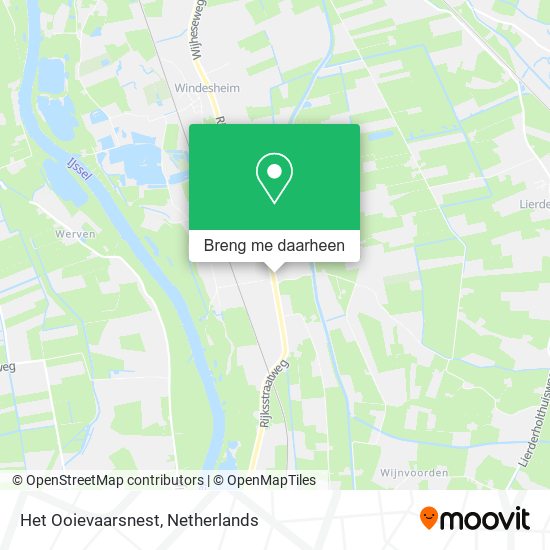 Het Ooievaarsnest kaart
