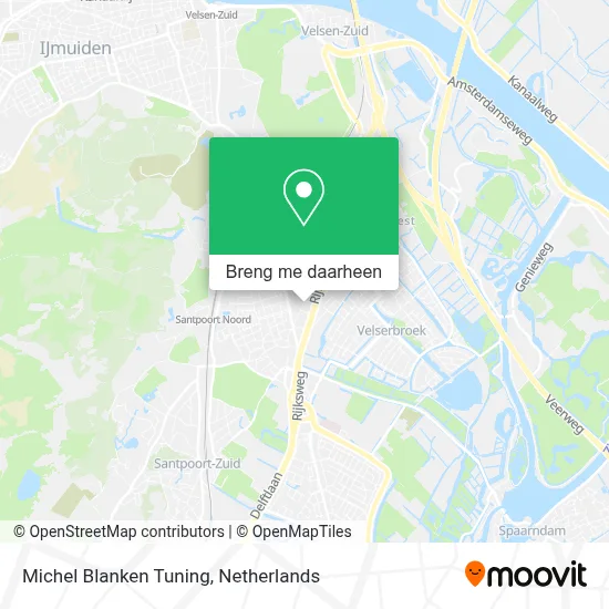 Michel Blanken Tuning kaart