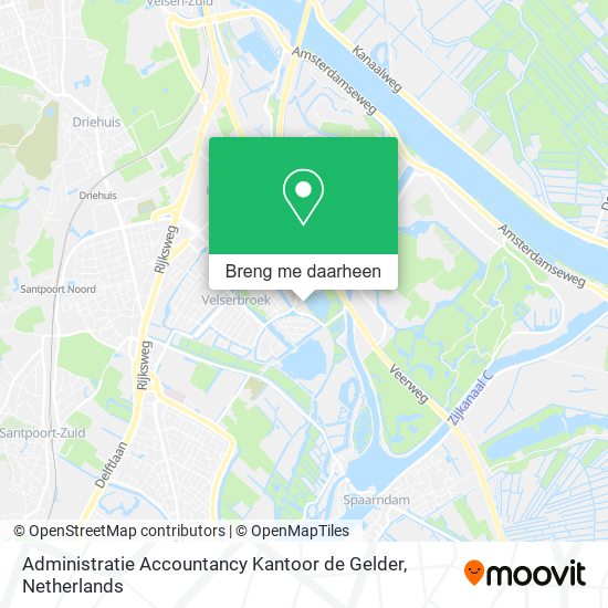 Administratie Accountancy Kantoor de Gelder kaart