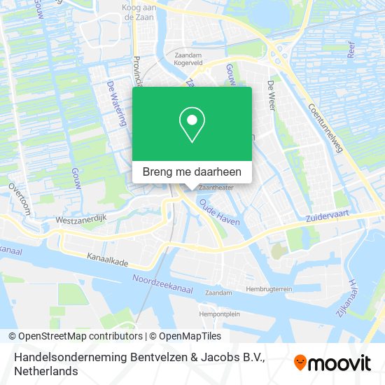 Handelsonderneming Bentvelzen & Jacobs B.V. kaart