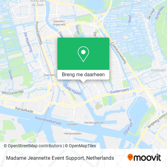 Madame Jeannette Event Support kaart