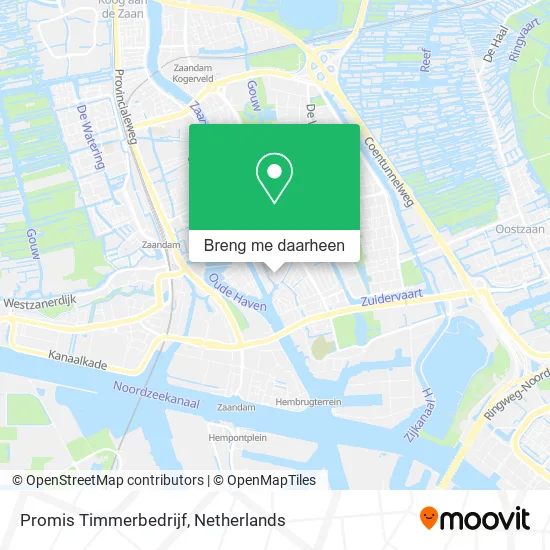 Promis Timmerbedrijf kaart