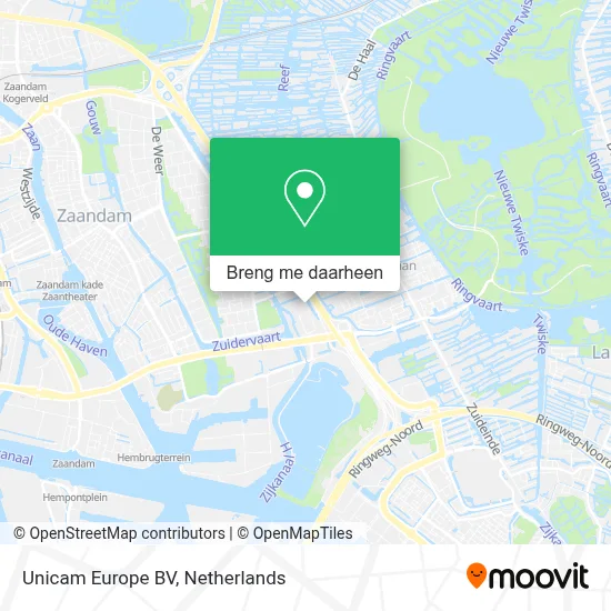 Unicam Europe BV kaart