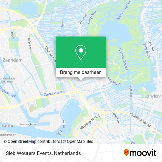 Sieb Wouters Events kaart