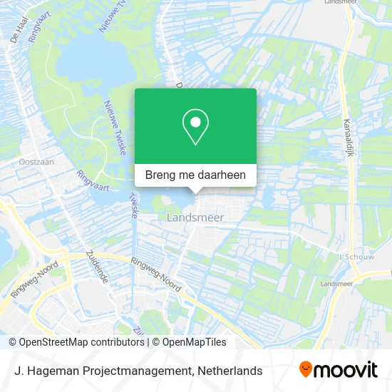 J. Hageman Projectmanagement kaart