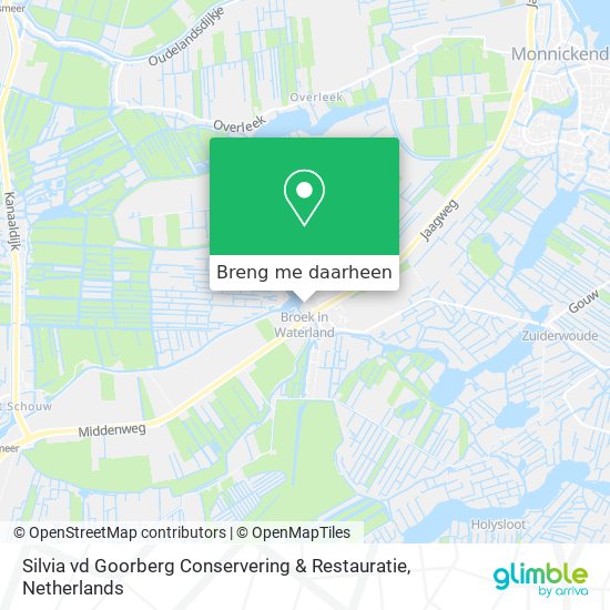 Silvia vd Goorberg Conservering & Restauratie kaart