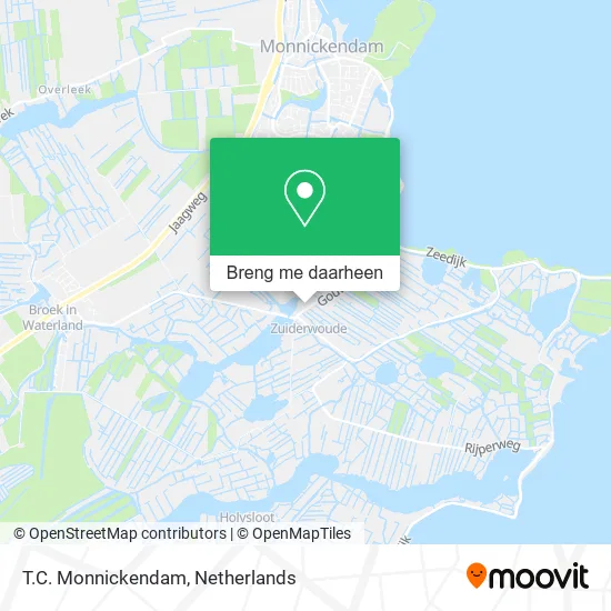T.C. Monnickendam kaart
