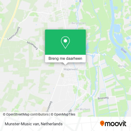 Munster-Music van kaart