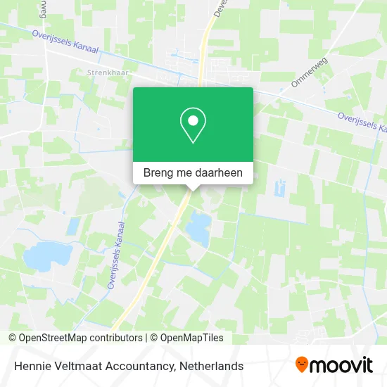 Hennie Veltmaat Accountancy kaart