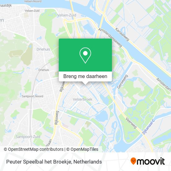 Peuter Speelbal het Broekje kaart