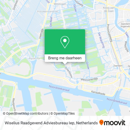 Wiselius Raadgevend Adviesbureau Iep kaart