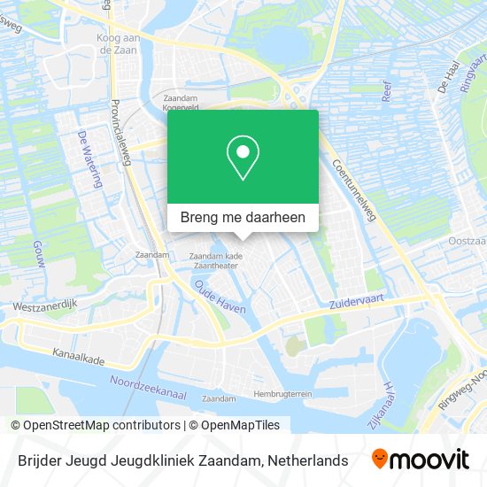 Brijder Jeugd Jeugdkliniek Zaandam kaart