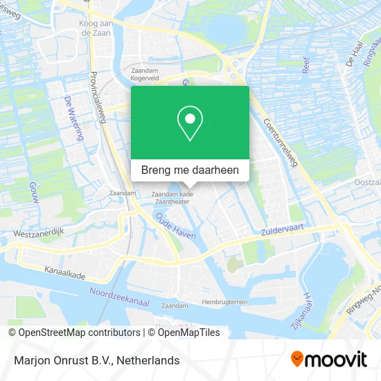 Marjon Onrust B.V. kaart