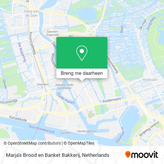 Marja's Brood en Banket Bakkerij kaart