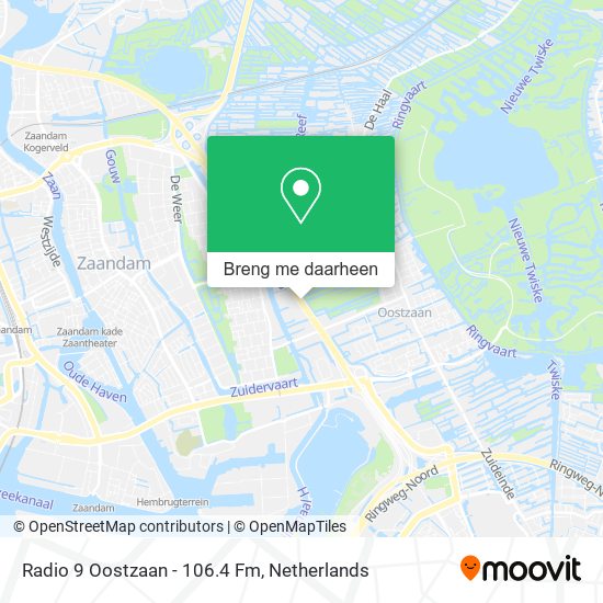 Radio 9 Oostzaan - 106.4 Fm kaart